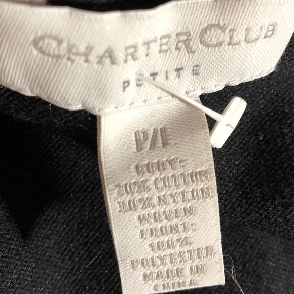 Charter Club Petite Womens Button Down P /L - Picture 5 of 5